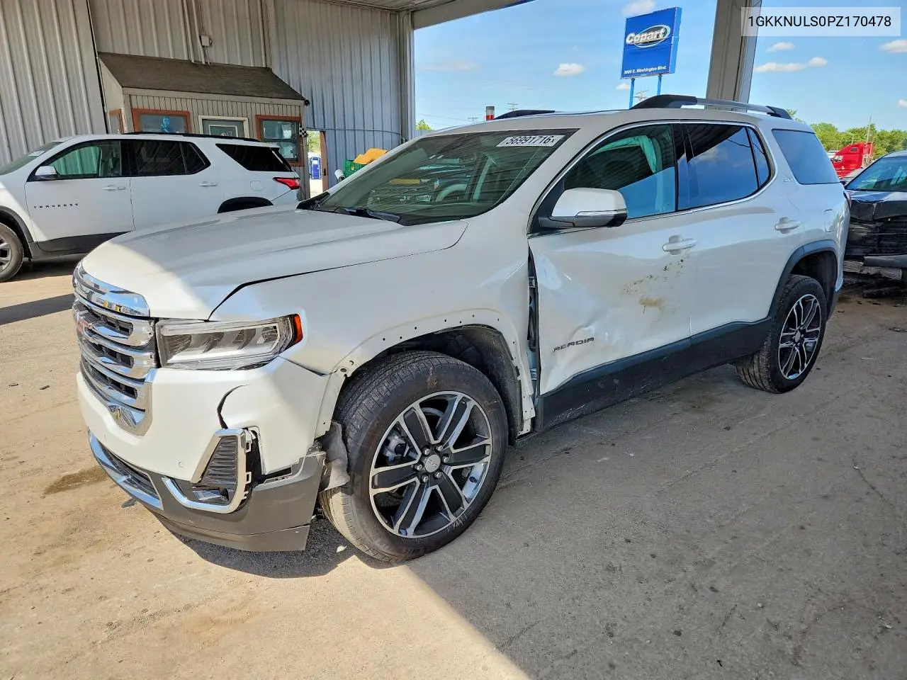 2023 GMC Acadia Slt VIN: 1GKKNULS0PZ170478 Lot: 56991716