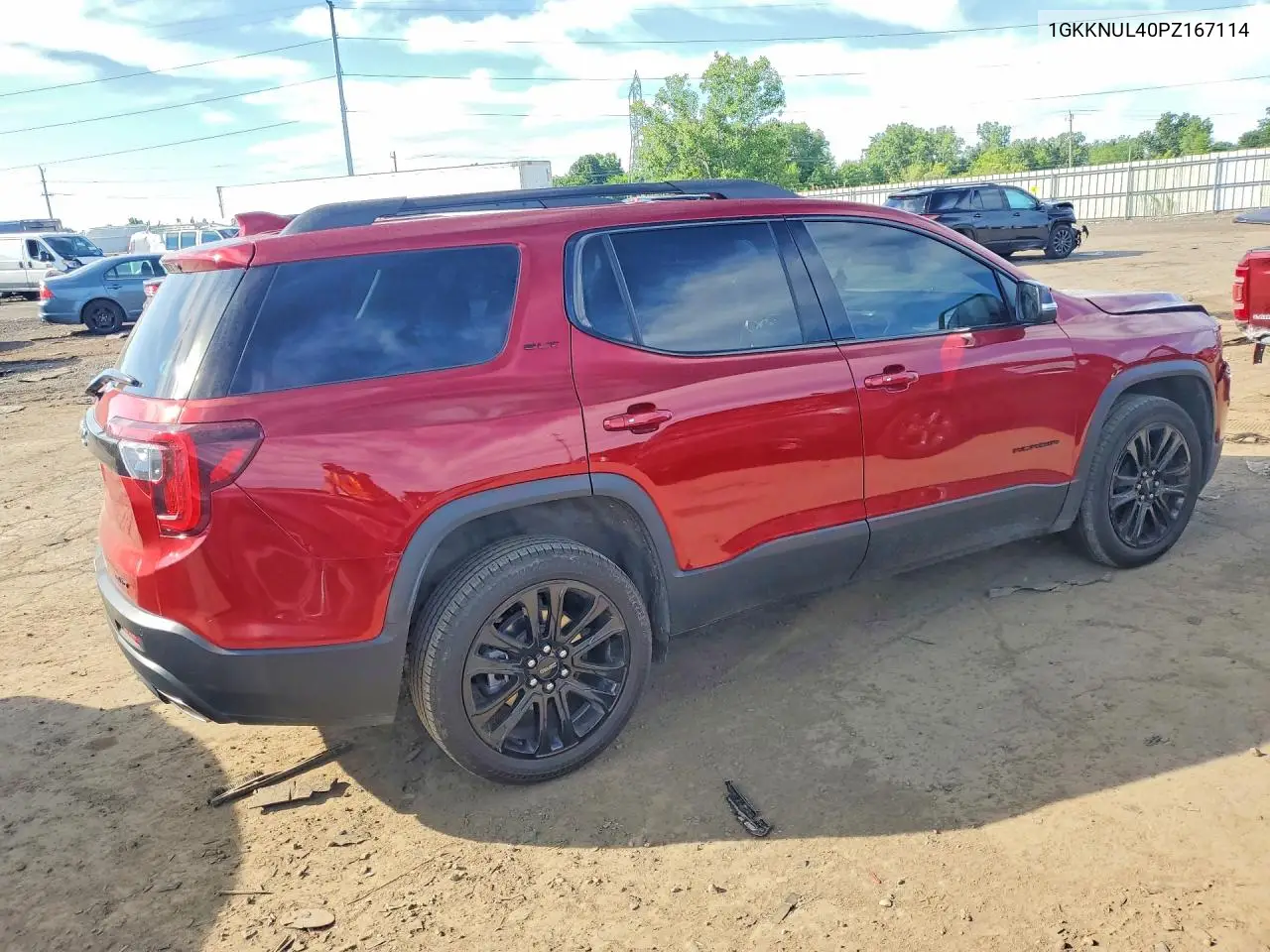 2023 GMC Acadia Slt VIN: 1GKKNUL40PZ167114 Lot: 57398856