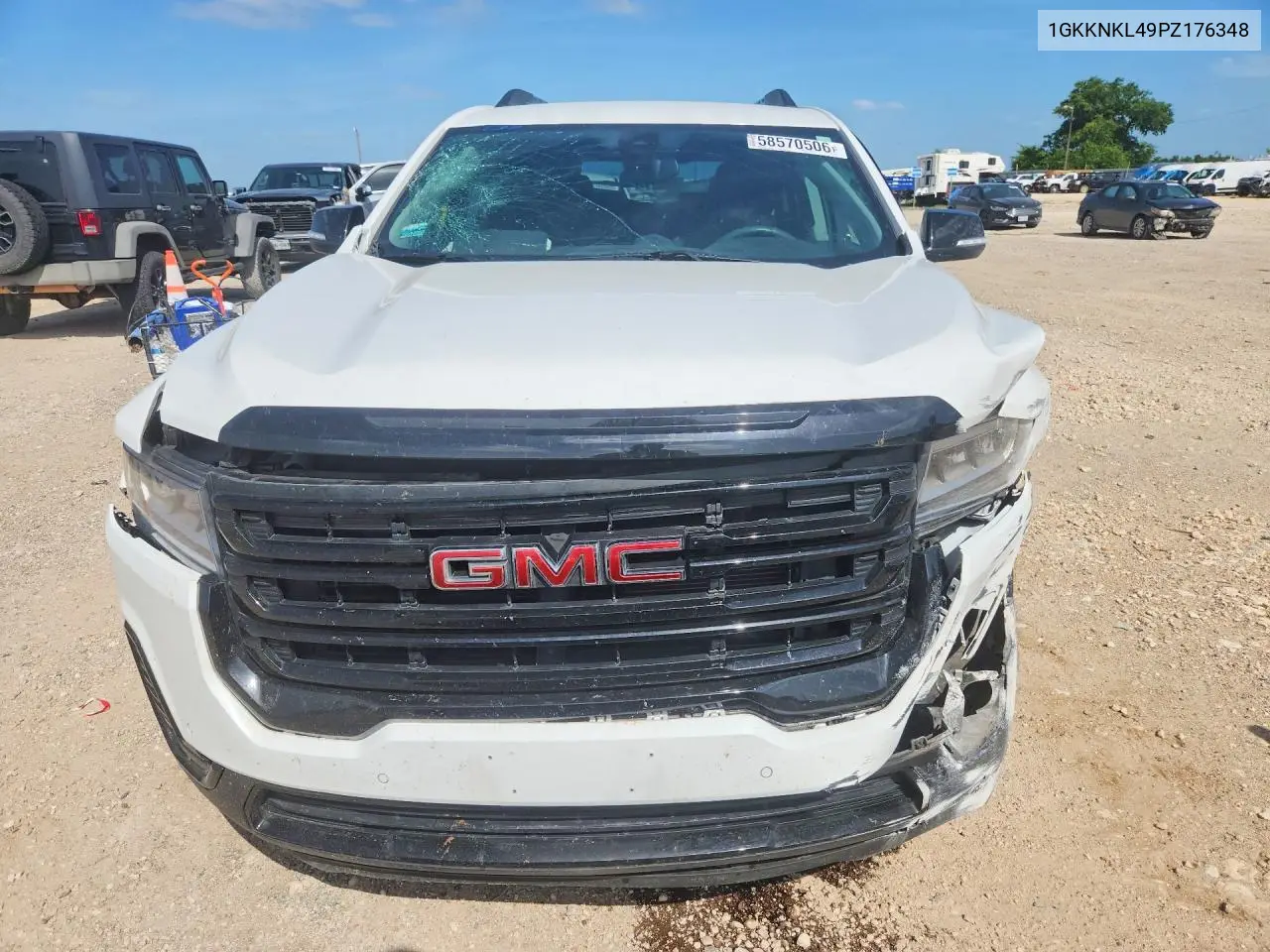 2023 GMC Acadia Sle VIN: 1GKKNKL49PZ176348 Lot: 58570506