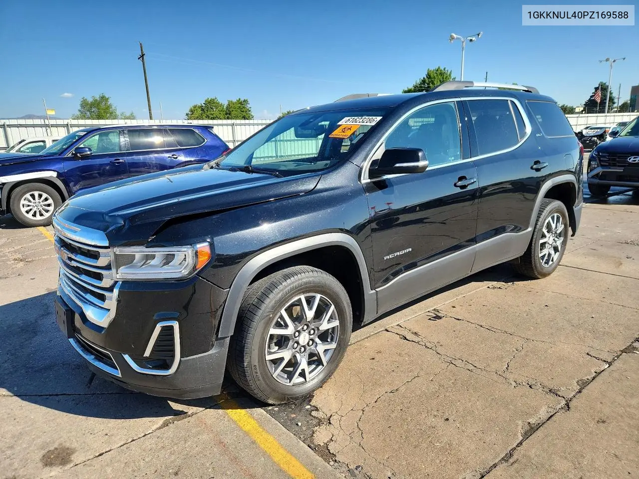 2023 GMC Acadia Slt VIN: 1GKKNUL40PZ169588 Lot: 61623286