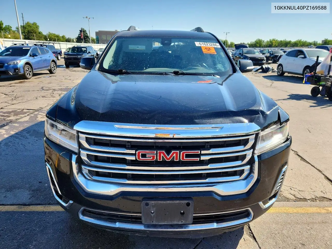 2023 GMC Acadia Slt VIN: 1GKKNUL40PZ169588 Lot: 61623286