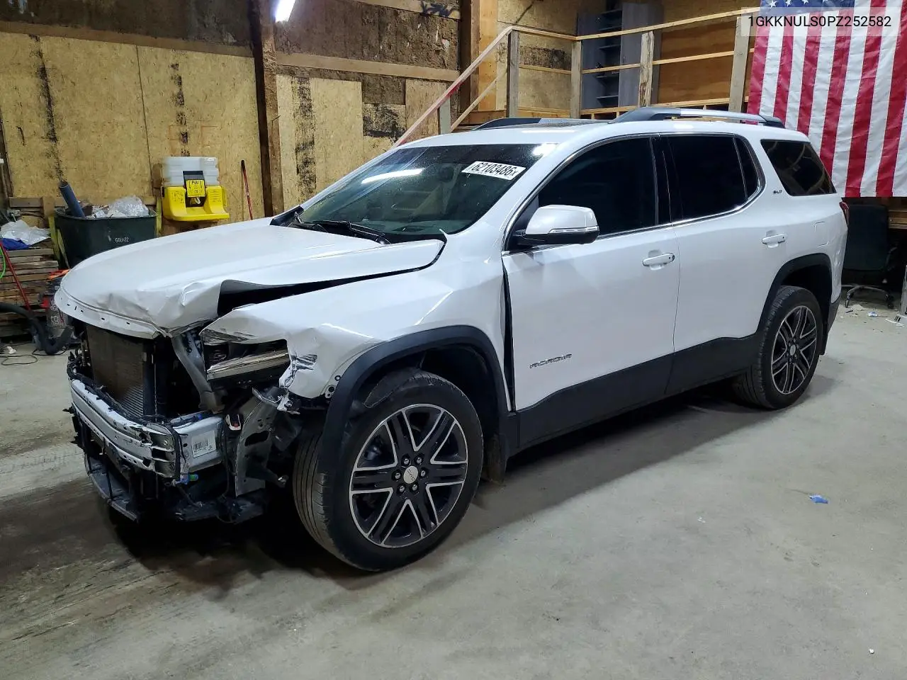2023 GMC Acadia Slt VIN: 1GKKNULS0PZ252582 Lot: 62103486
