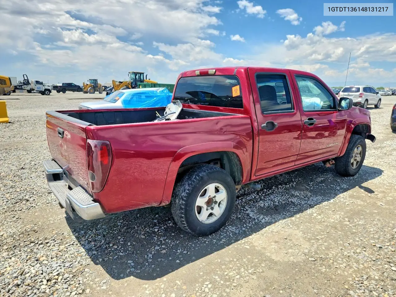 2004 GMC Canyon VIN: 1GTDT136148131217 Lot: 58766246