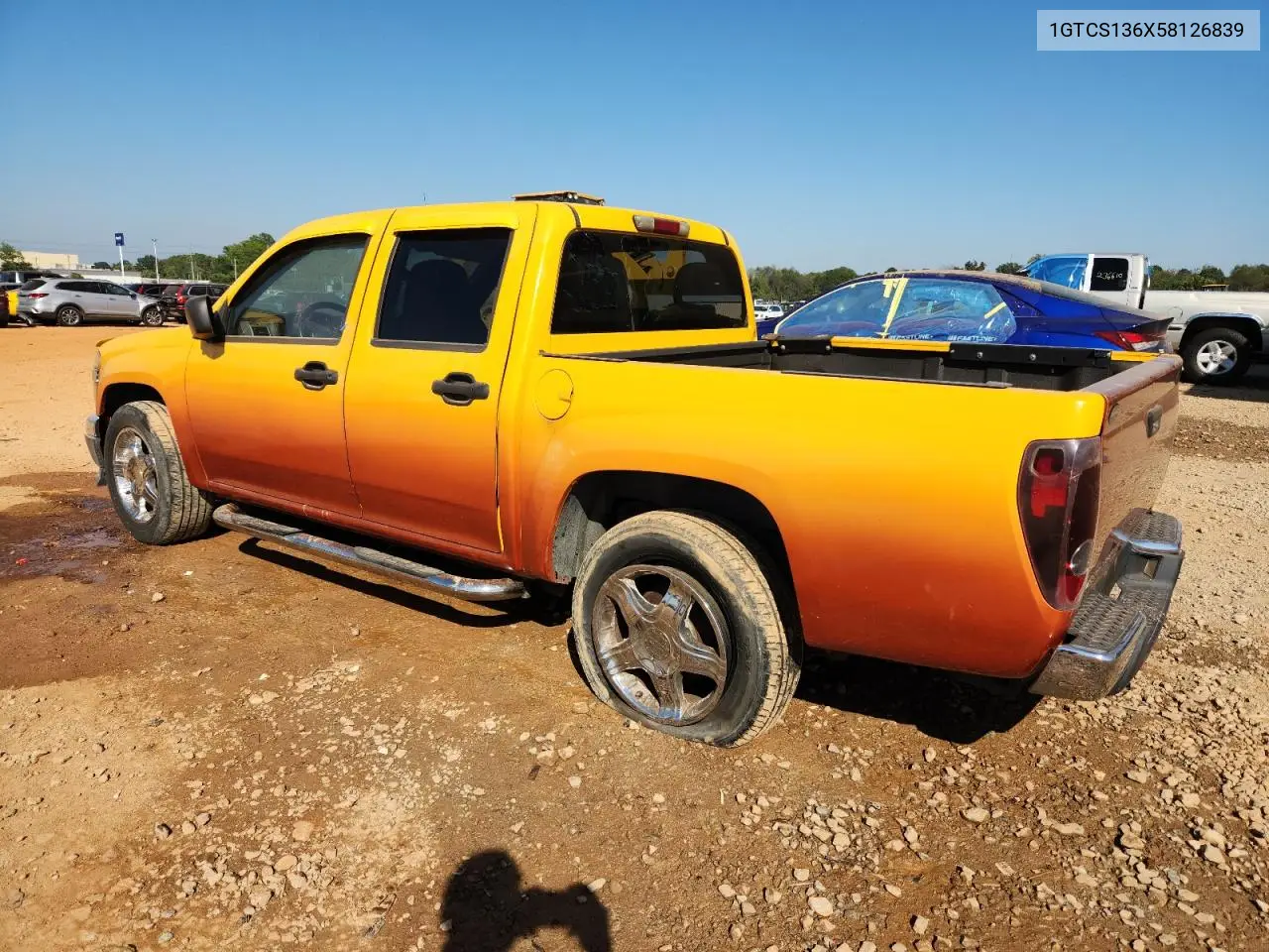 1GTCS136X58126839 2005 GMC Canyon