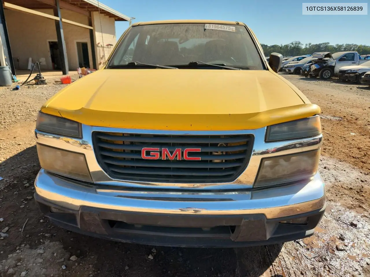 1GTCS136X58126839 2005 GMC Canyon