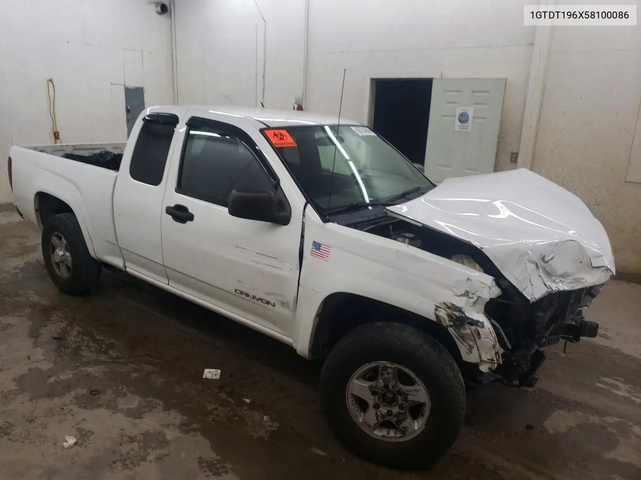 2005 GMC Canyon VIN: 1GTDT196X58100086 Lot: 60754366