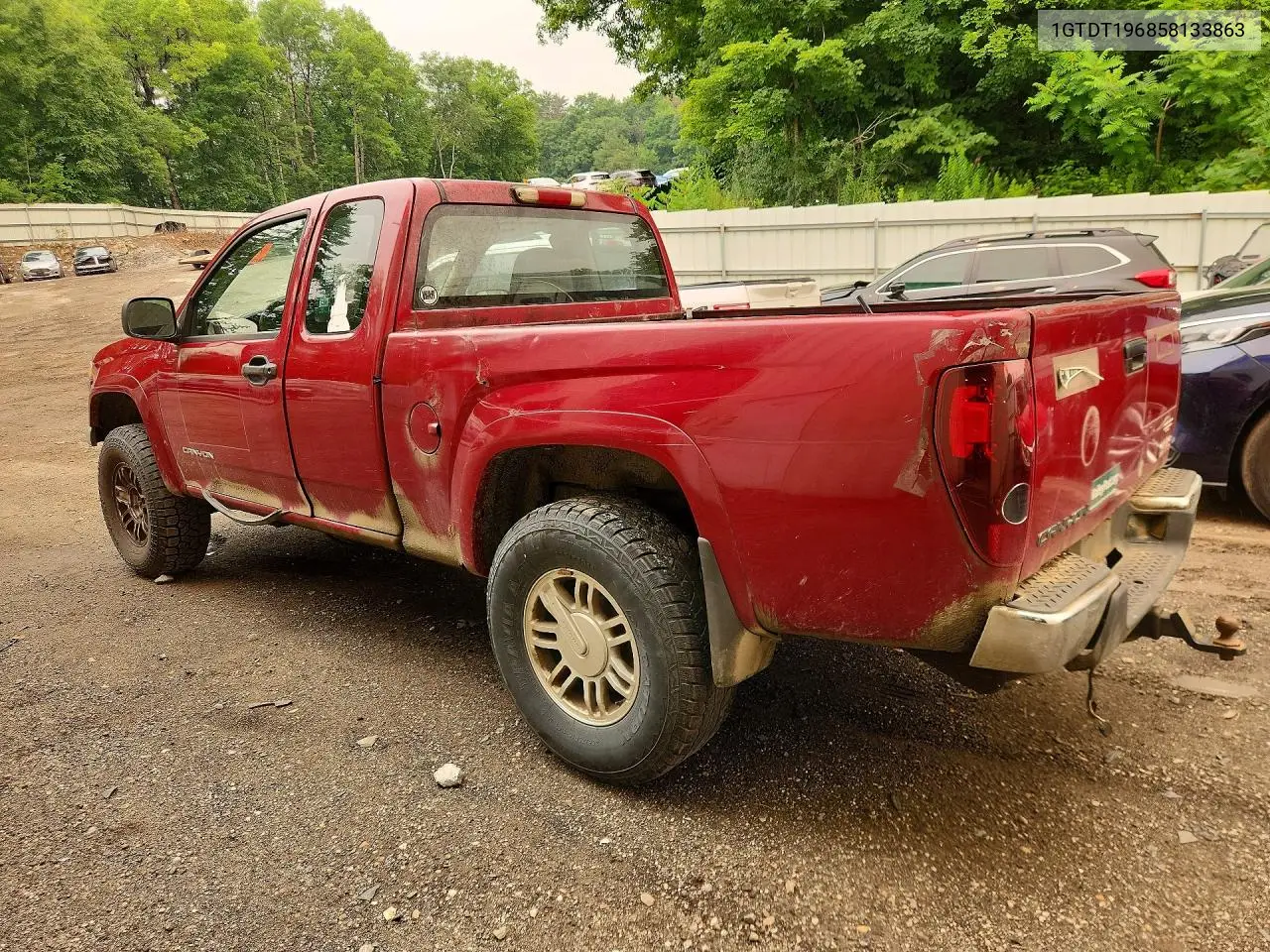 2005 GMC Canyon VIN: 1GTDT196858133863 Lot: 60777476