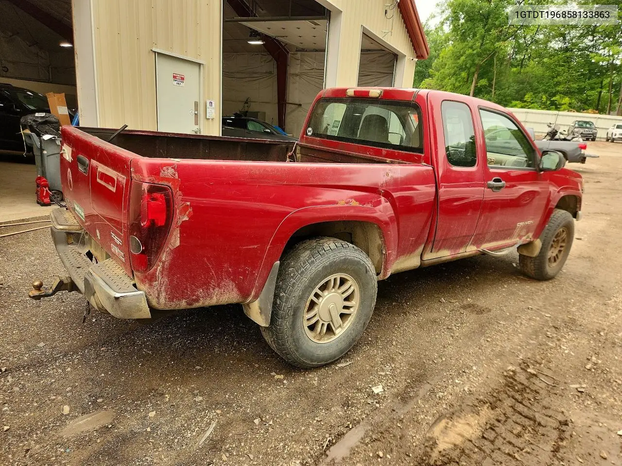 2005 GMC Canyon VIN: 1GTDT196858133863 Lot: 60777476