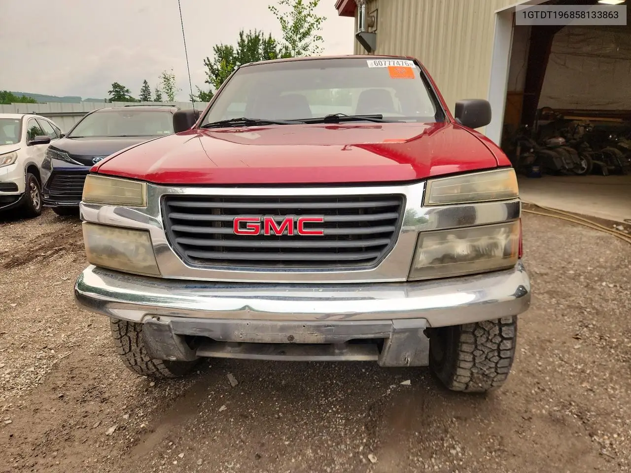 2005 GMC Canyon VIN: 1GTDT196858133863 Lot: 60777476