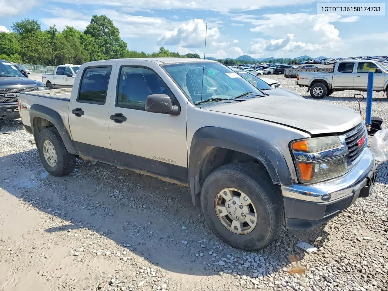2005 GMC Canyon VIN: 1GTDT136158174733 Lot: 60977676