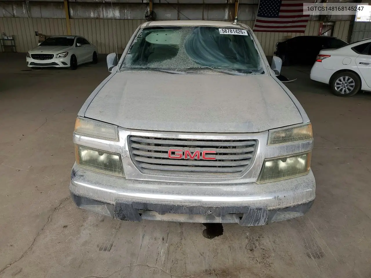 2006 GMC Canyon VIN: 1GTCS148168145247 Lot: 58781426