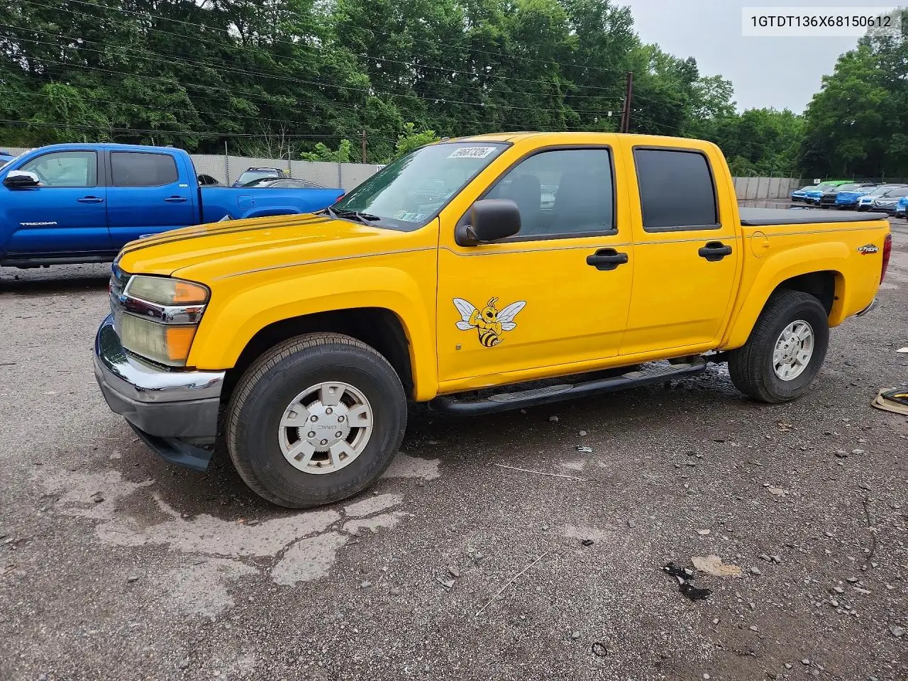 2006 GMC Canyon VIN: 1GTDT136X68150612 Lot: 59687326