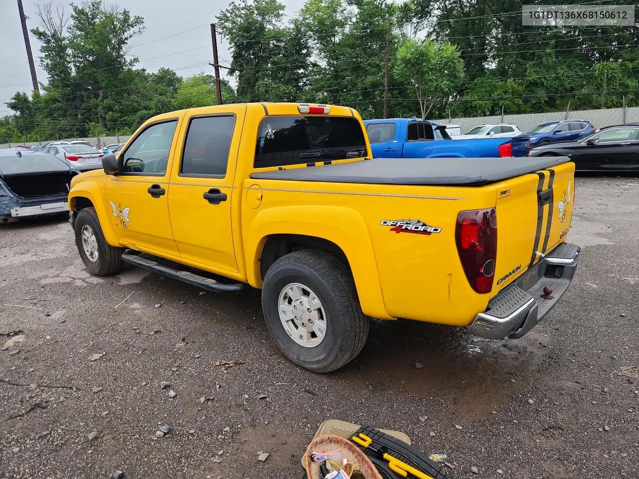 2006 GMC Canyon VIN: 1GTDT136X68150612 Lot: 59687326
