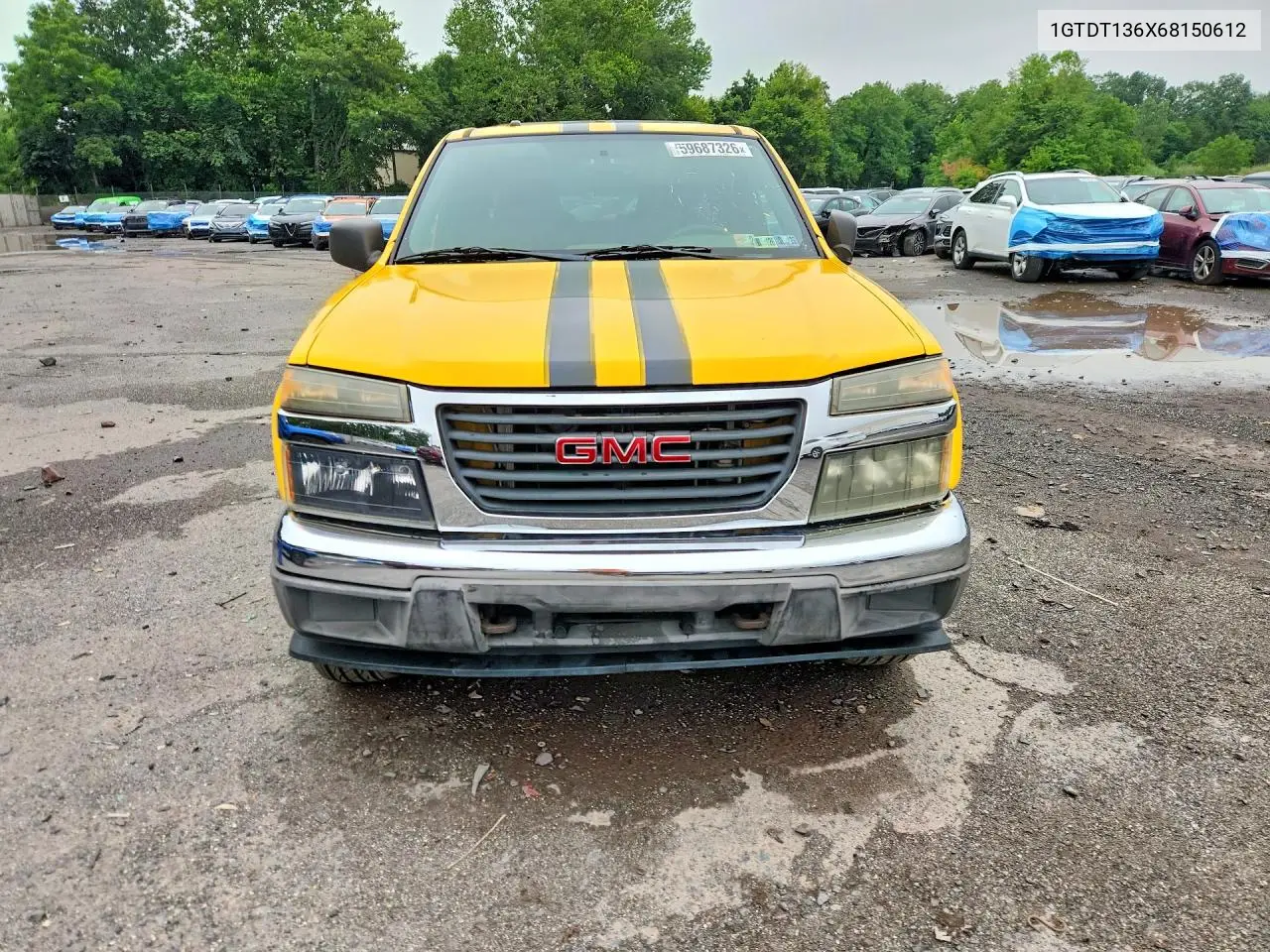 2006 GMC Canyon VIN: 1GTDT136X68150612 Lot: 59687326