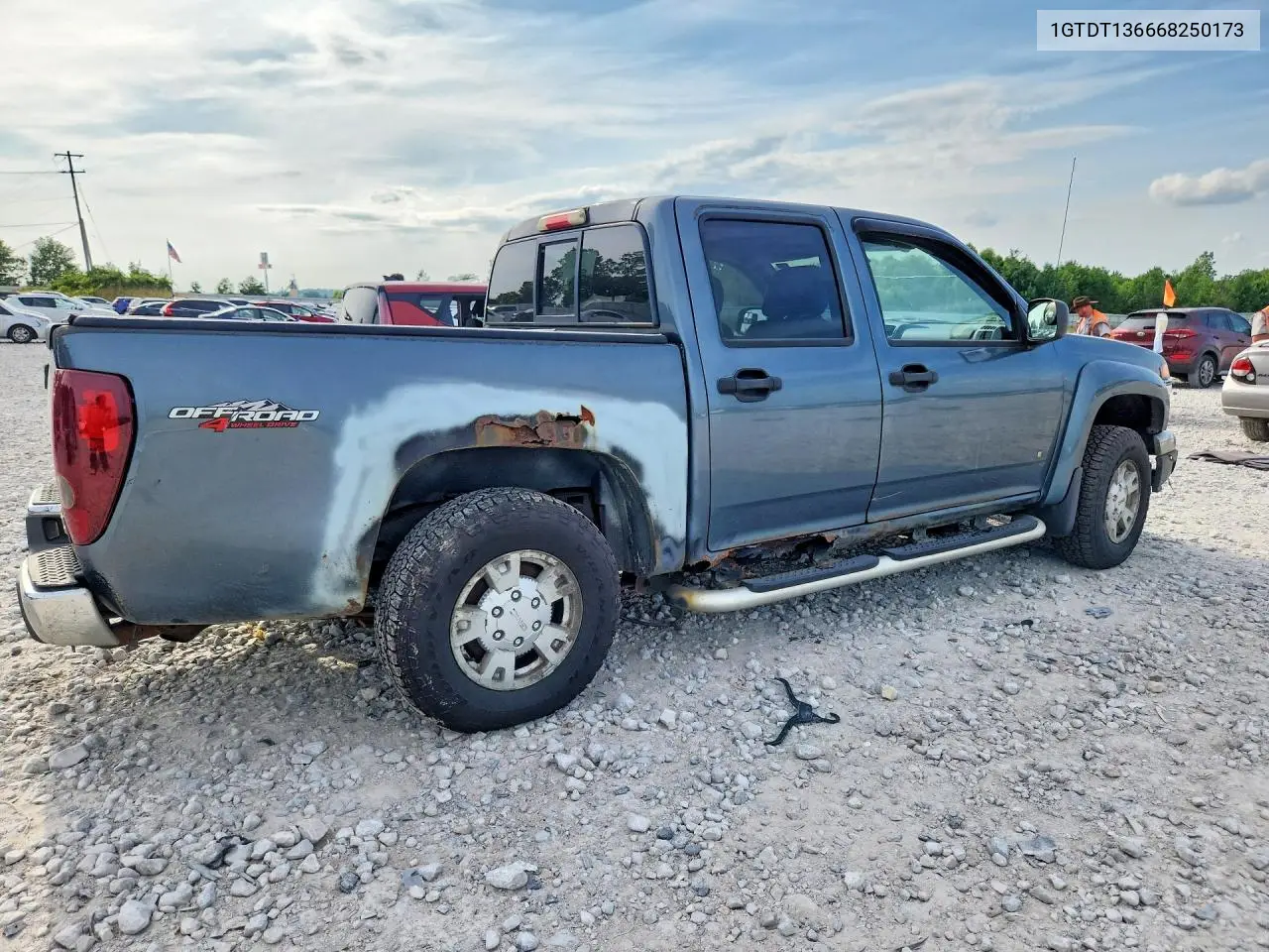 2006 GMC Canyon VIN: 1GTDT136668250173 Lot: 60405356