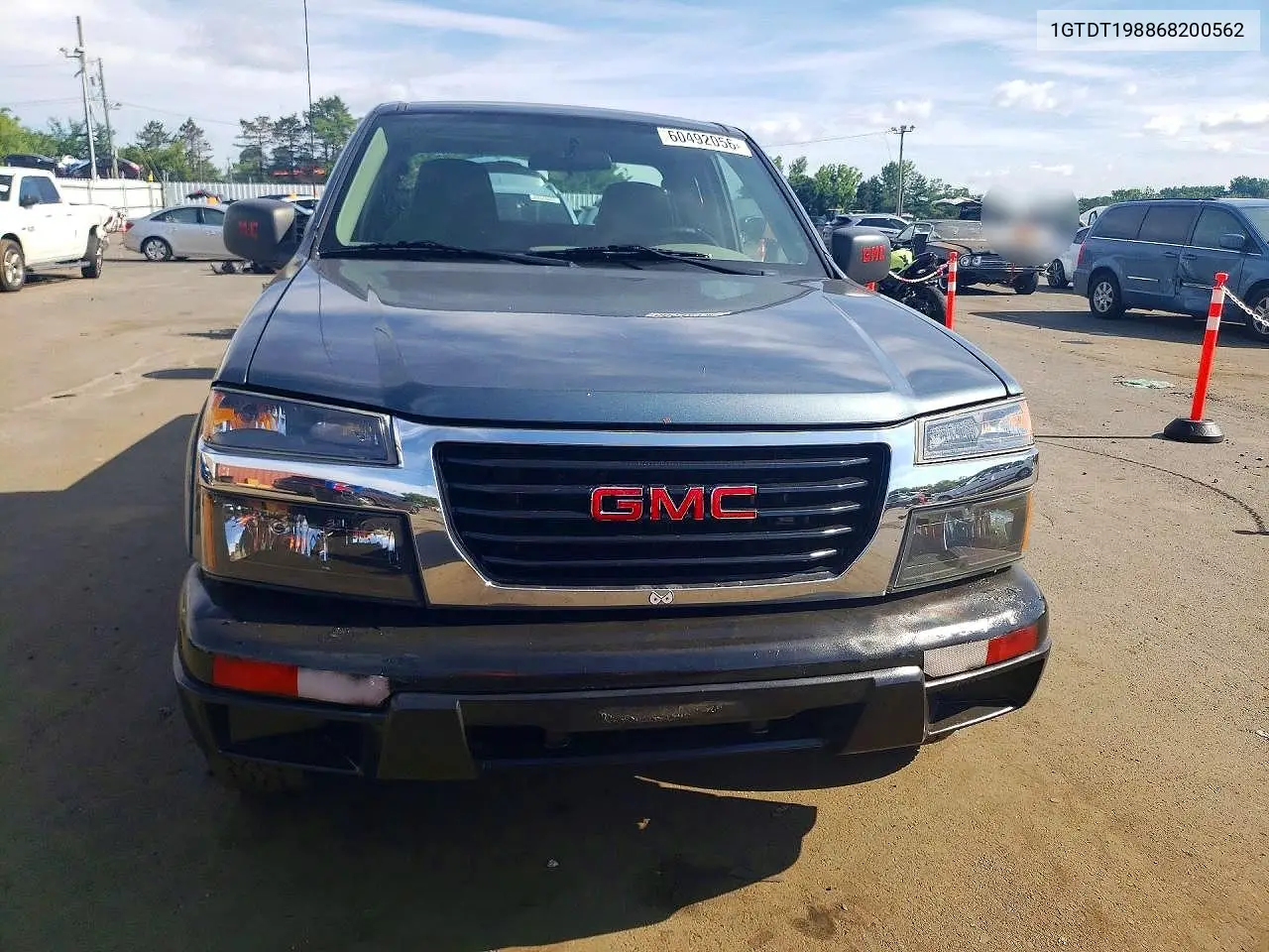 2006 GMC Canyon VIN: 1GTDT198868200562 Lot: 60492056