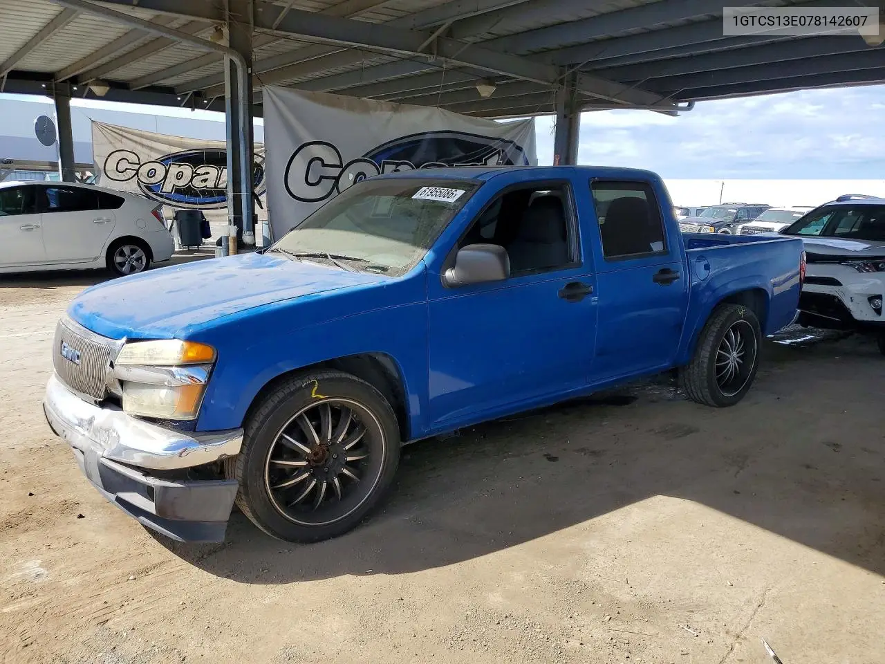 2007 GMC Canyon VIN: 1GTCS13E078142607 Lot: 61955086