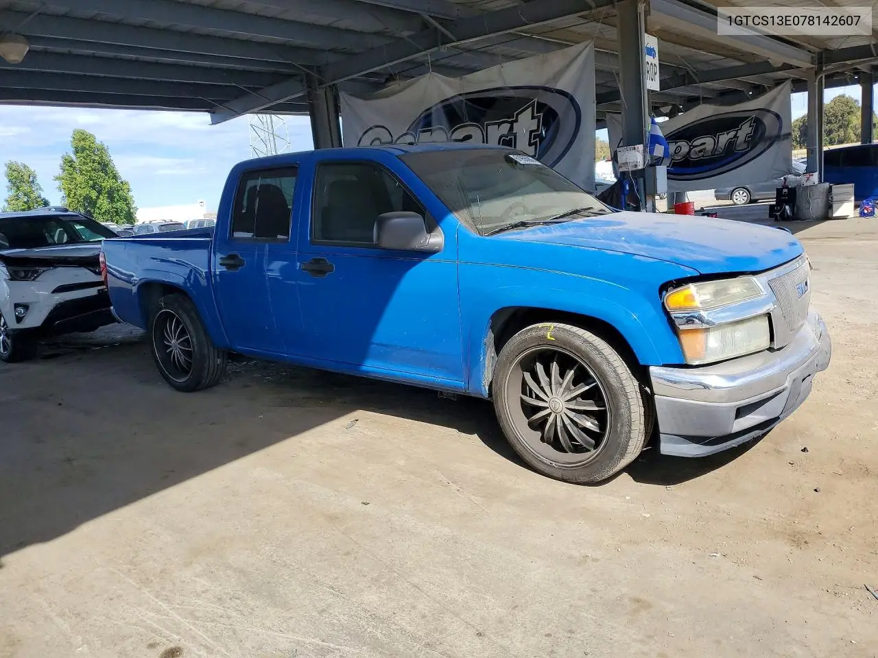 2007 GMC Canyon VIN: 1GTCS13E078142607 Lot: 61955086