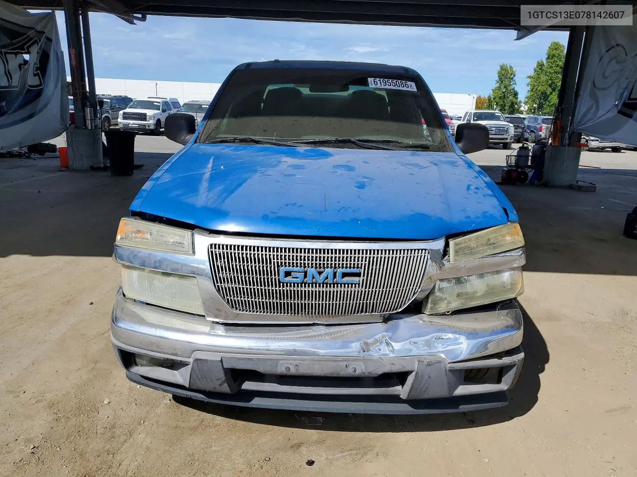 2007 GMC Canyon VIN: 1GTCS13E078142607 Lot: 61955086