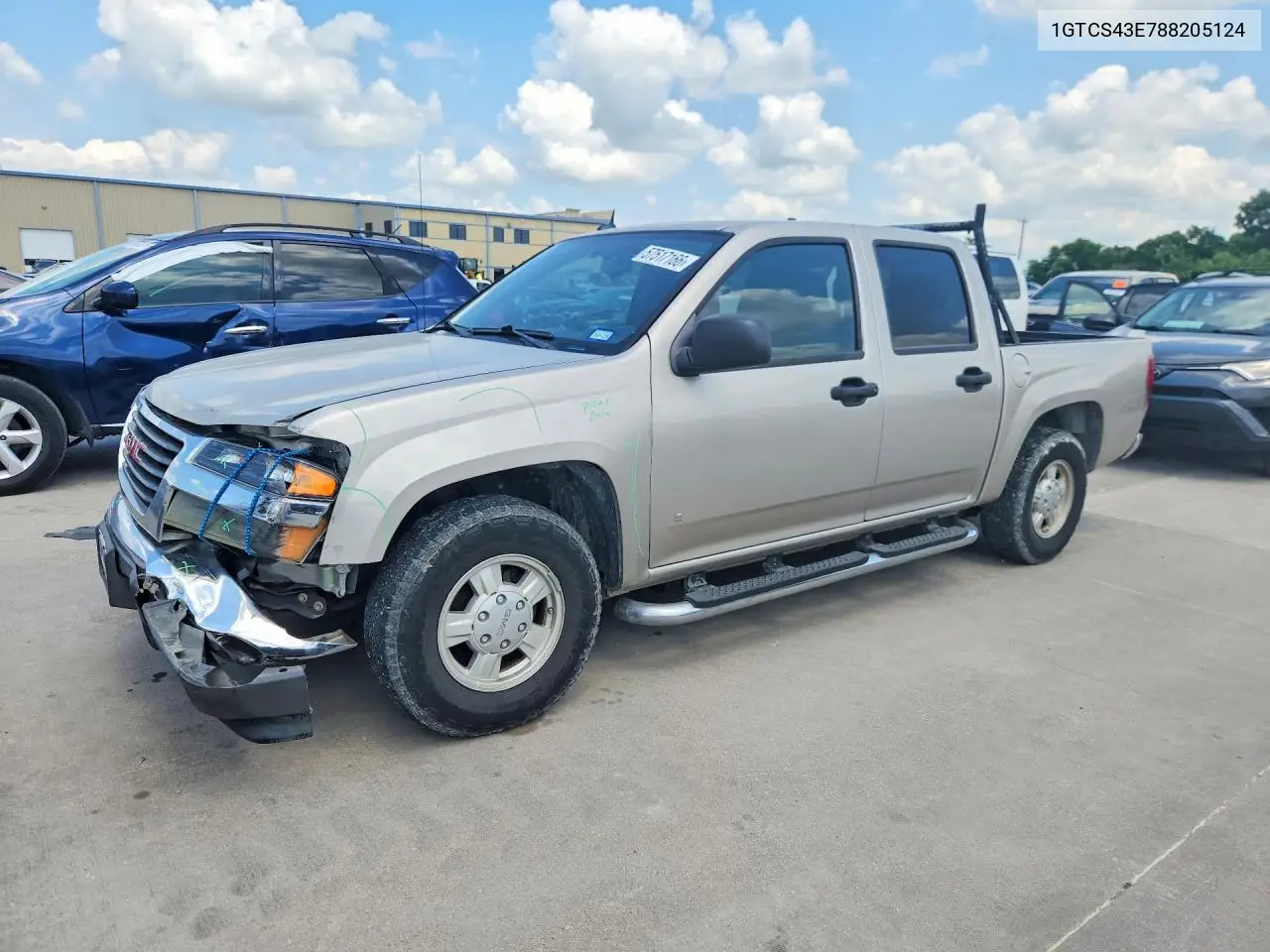 2008 GMC Canyon Sle VIN: 1GTCS43E788205124 Lot: 57517166