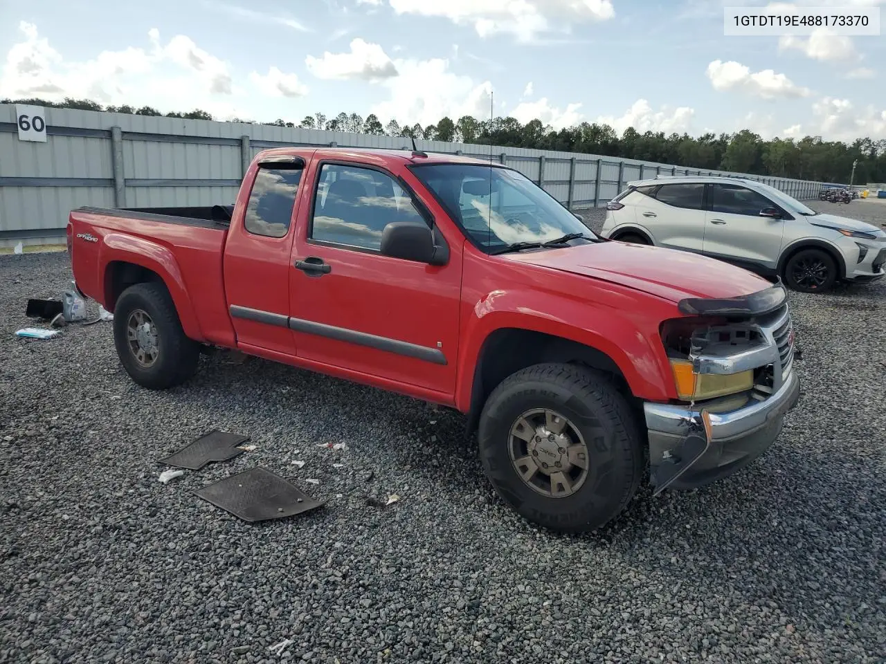 2008 GMC Canyon VIN: 1GTDT19E488173370 Lot: 58252366