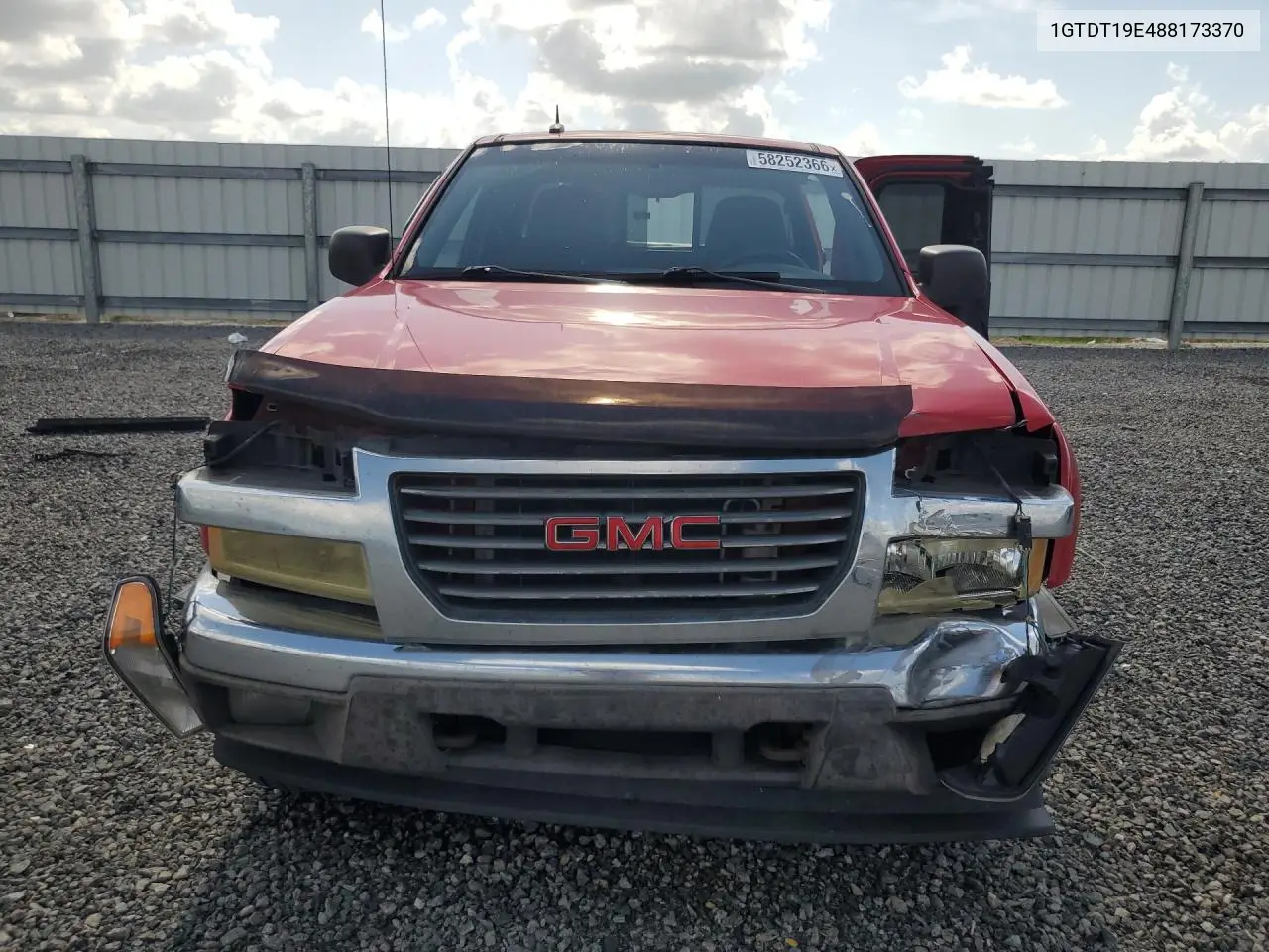 2008 GMC Canyon VIN: 1GTDT19E488173370 Lot: 58252366