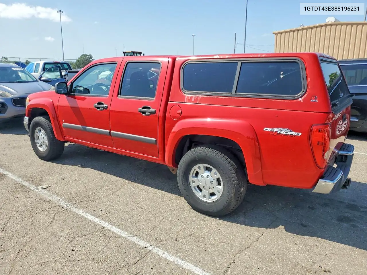 2008 GMC Canyon Sle VIN: 1GTDT43E388196231 Lot: 59365366