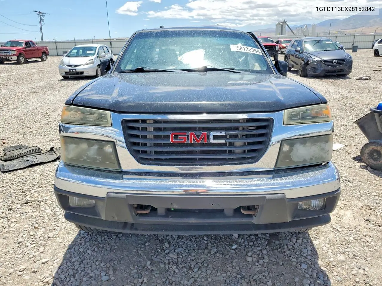 2009 GMC Canyon VIN: 1GTDT13EX98152842 Lot: 58135366