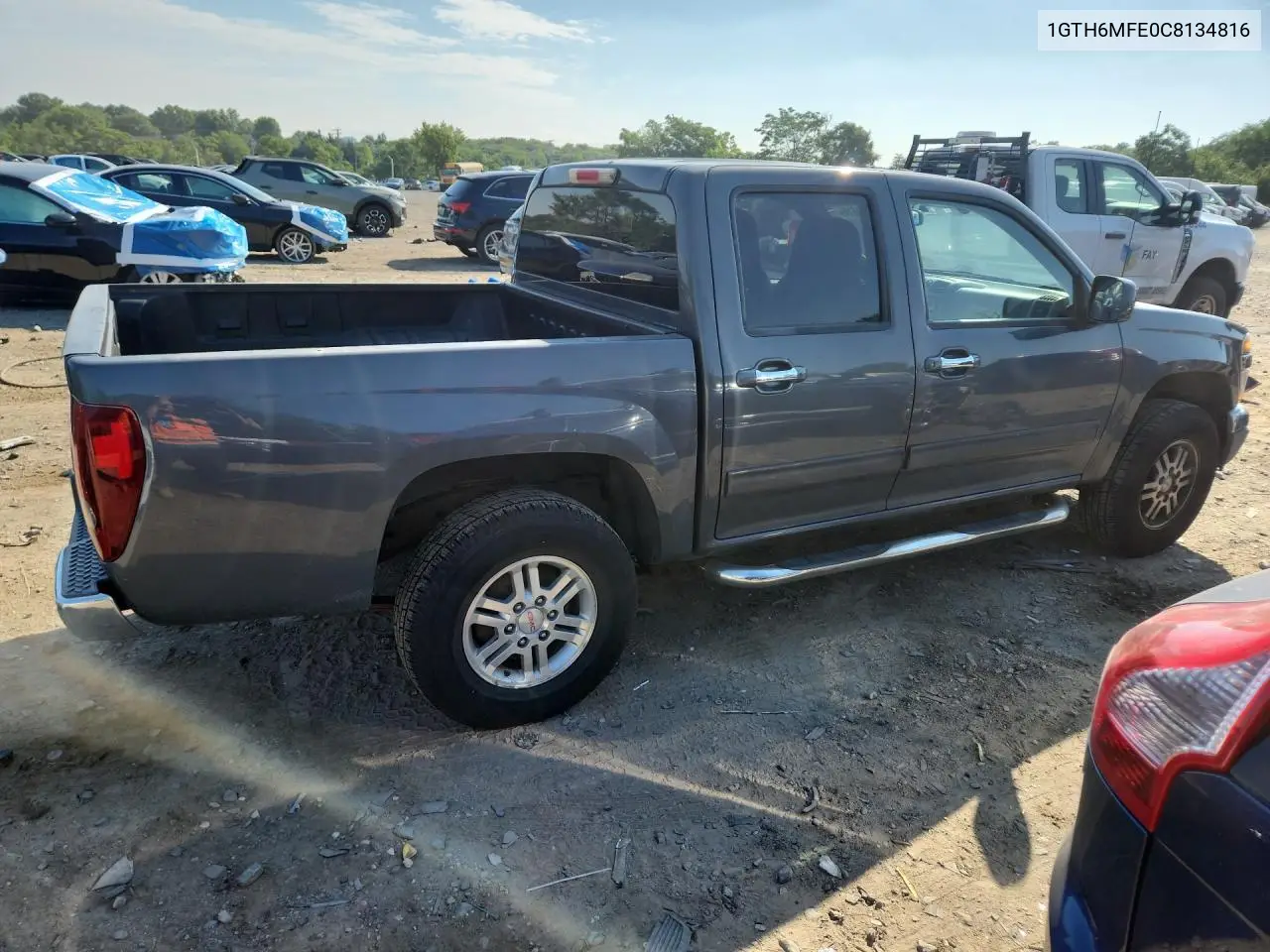2012 GMC Canyon Sle VIN: 1GTH6MFE0C8134816 Lot: 57854616