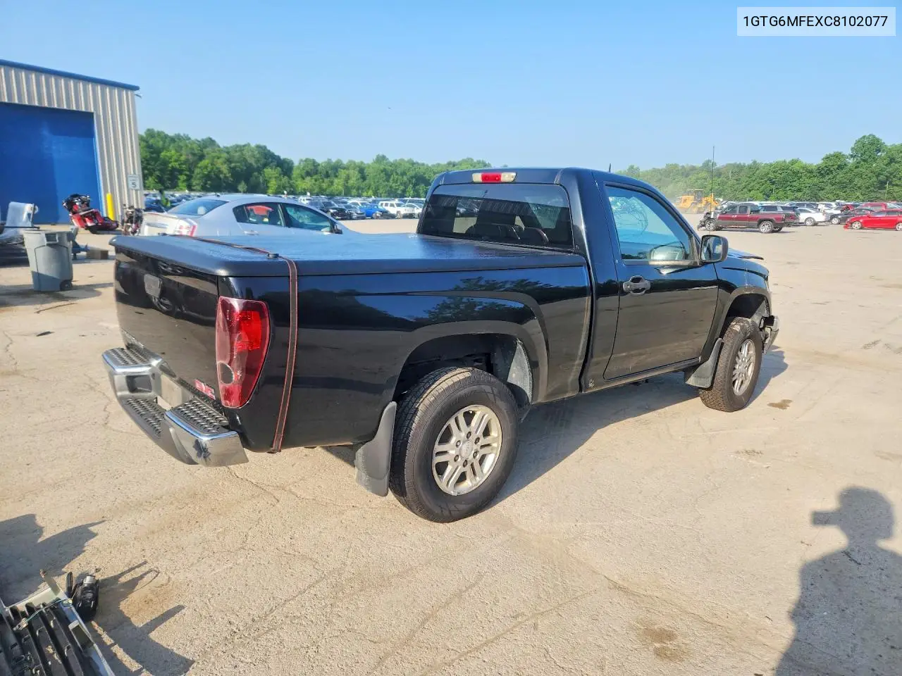 2012 GMC Canyon Sle VIN: 1GTG6MFEXC8102077 Lot: 59789096
