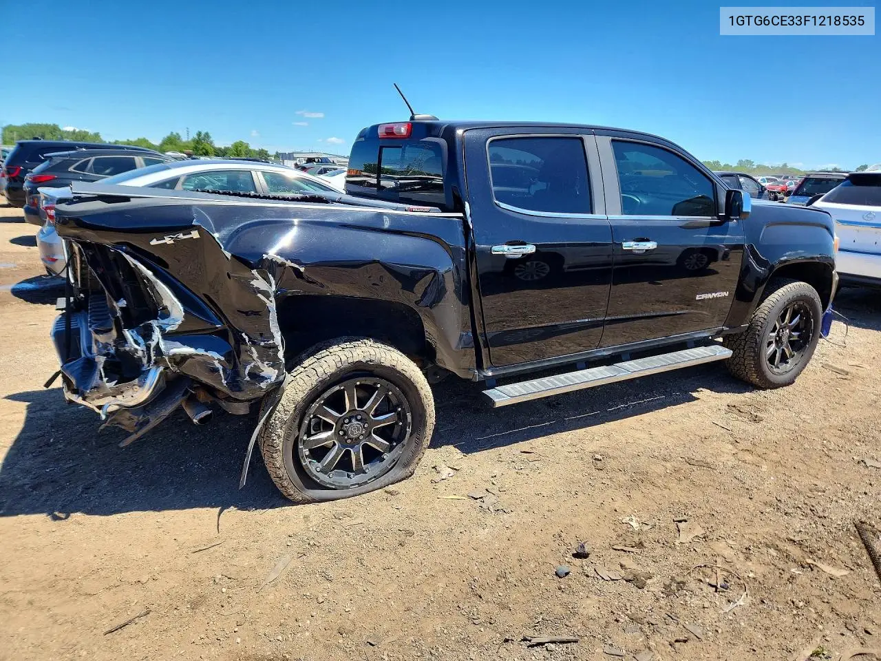 2015 GMC Canyon Slt VIN: 1GTG6CE33F1218535 Lot: 58107036