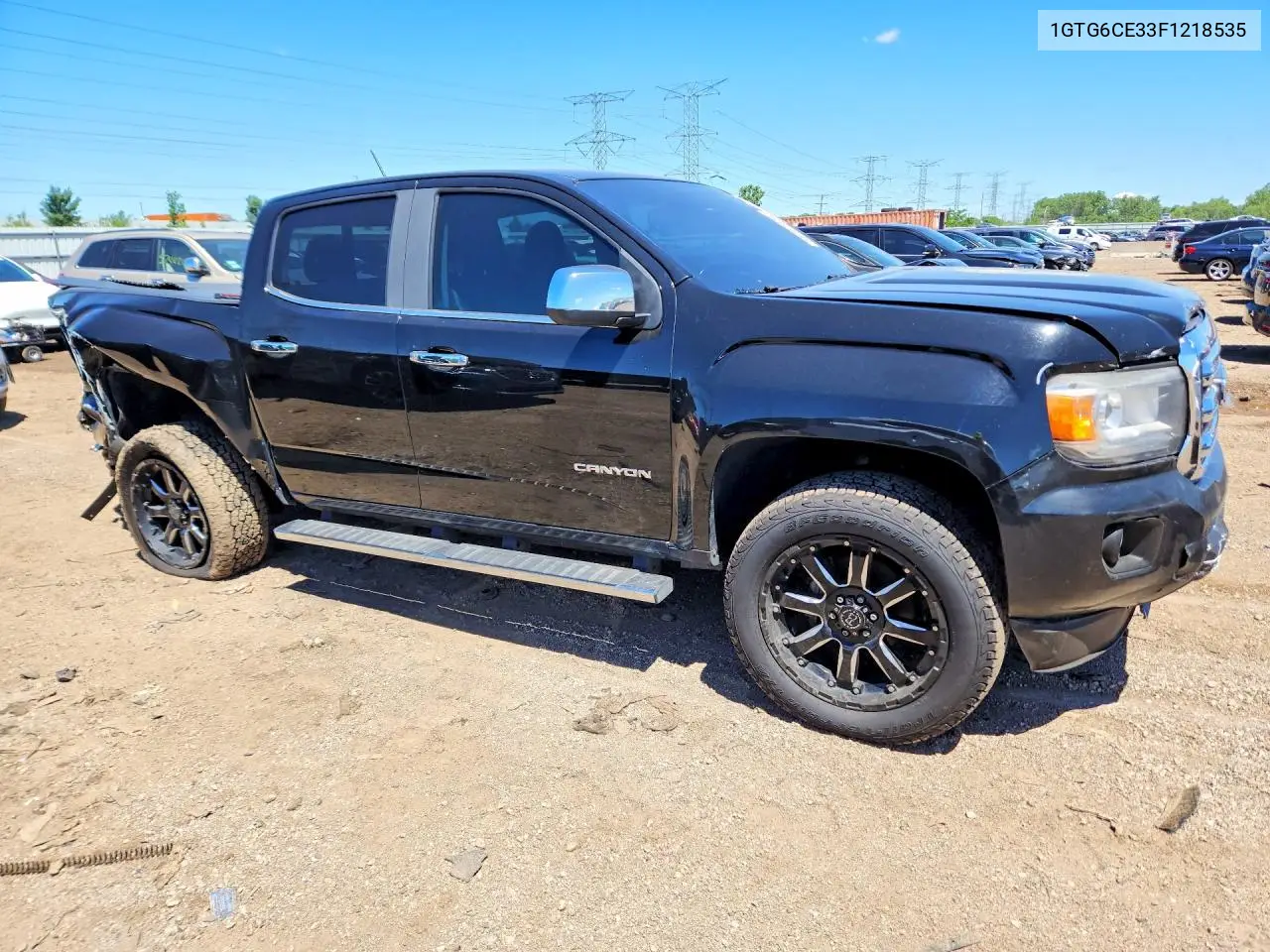 2015 GMC Canyon Slt VIN: 1GTG6CE33F1218535 Lot: 58107036