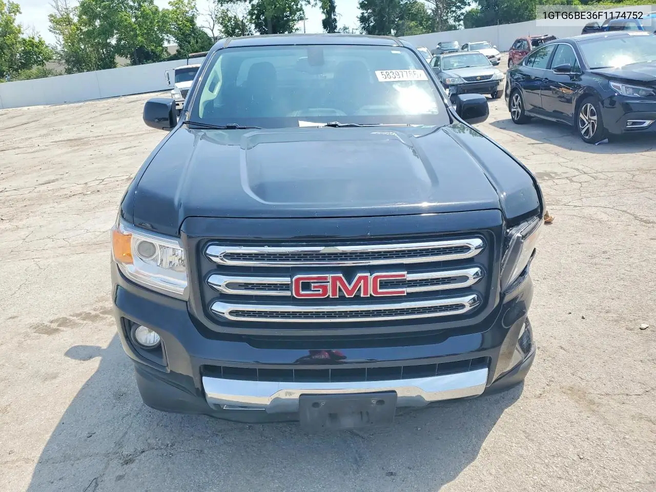 2015 GMC Canyon Sle VIN: 1GTG6BE36F1174752 Lot: 58397766