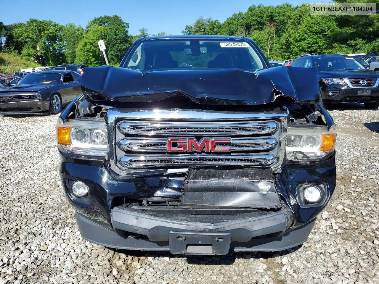 2015 GMC Canyon VIN: 1GTH6BEAXF1184204 Lot: 58639876