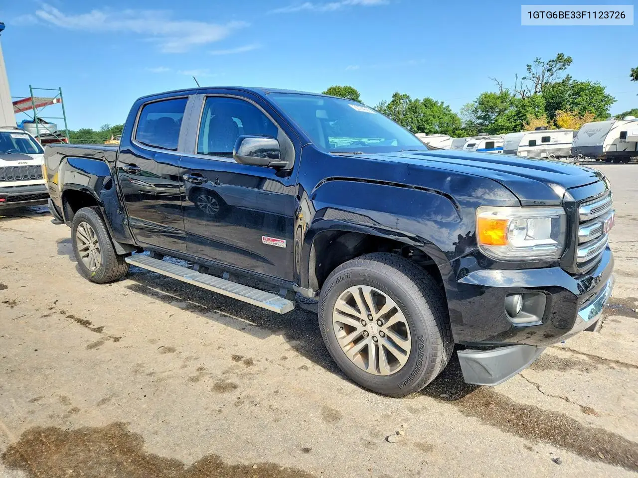 2015 GMC Canyon Sle VIN: 1GTG6BE33F1123726 Lot: 60184056