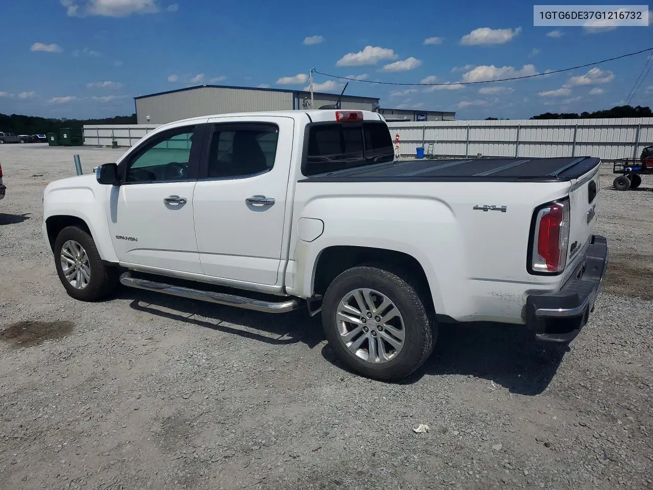 2016 GMC Canyon Slt VIN: 1GTG6DE37G1216732 Lot: 52156706