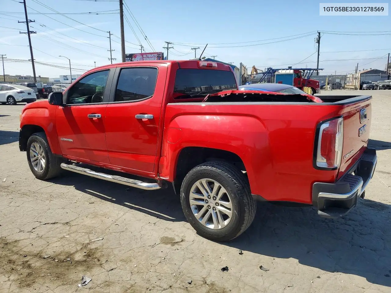 2016 GMC Canyon VIN: 1GTG5BE33G1278569 Lot: 56184976