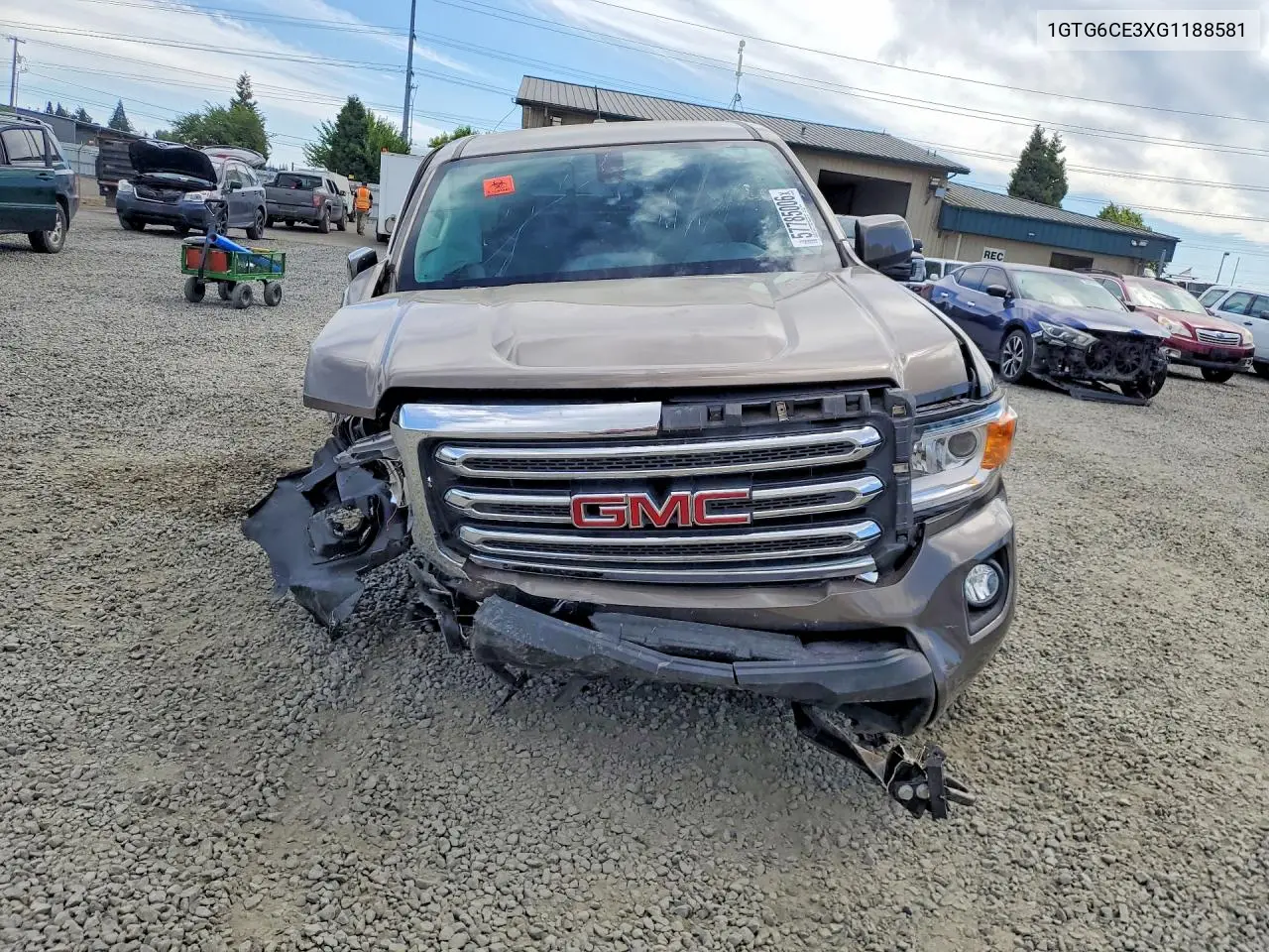 2016 GMC Canyon Sle VIN: 1GTG6CE3XG1188581 Lot: 57785006