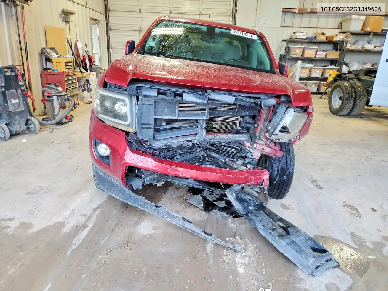 2016 GMC Canyon Sle VIN: 1GTG5CE32G1349606 Lot: 58110386