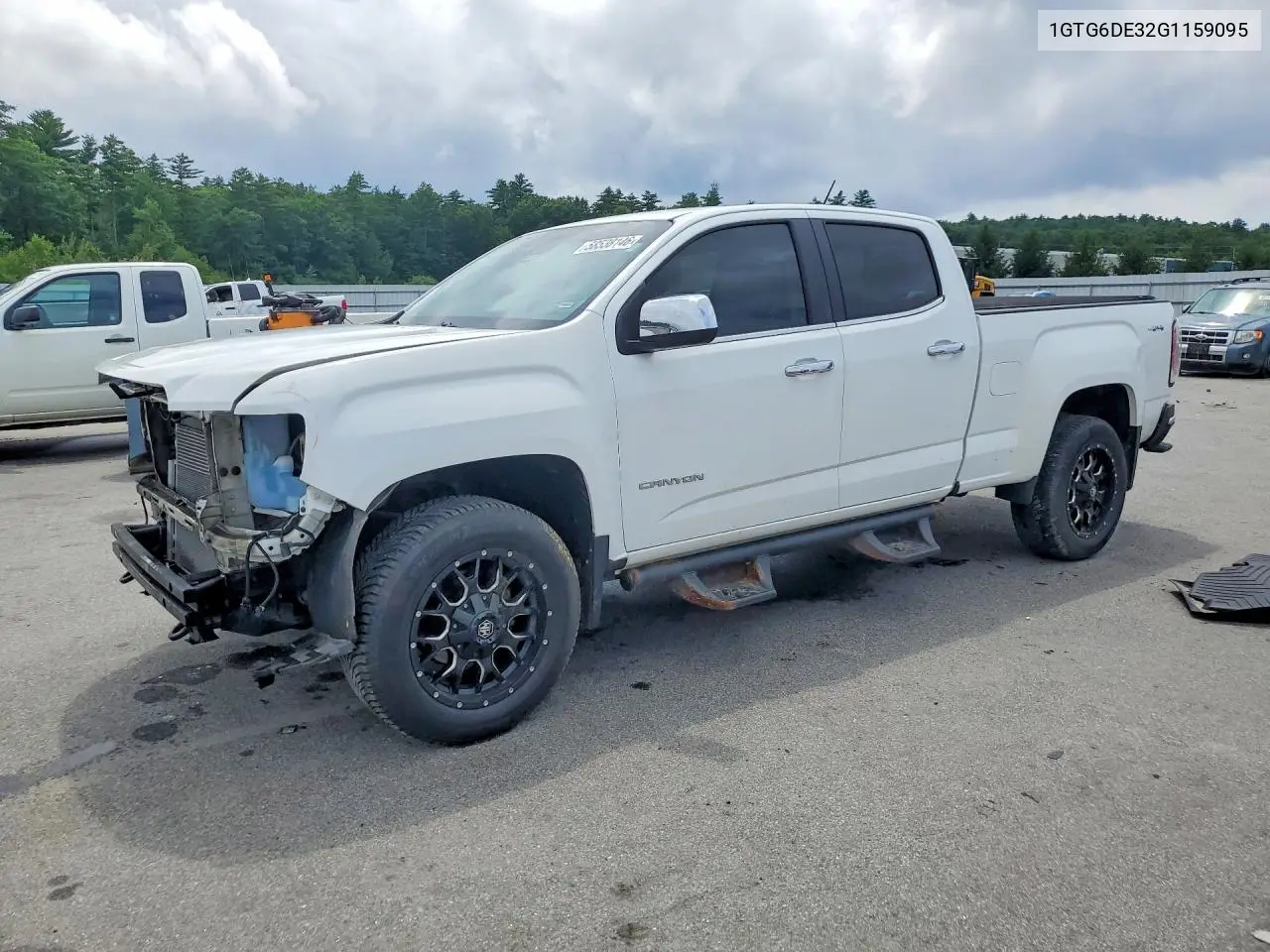 2016 GMC Canyon Slt VIN: 1GTG6DE32G1159095 Lot: 58538146