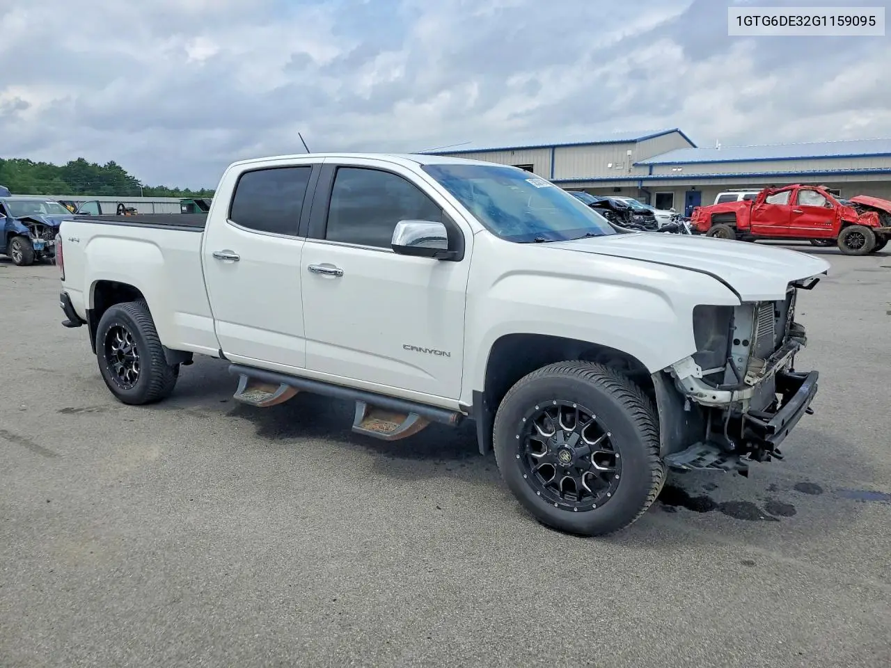2016 GMC Canyon Slt VIN: 1GTG6DE32G1159095 Lot: 58538146
