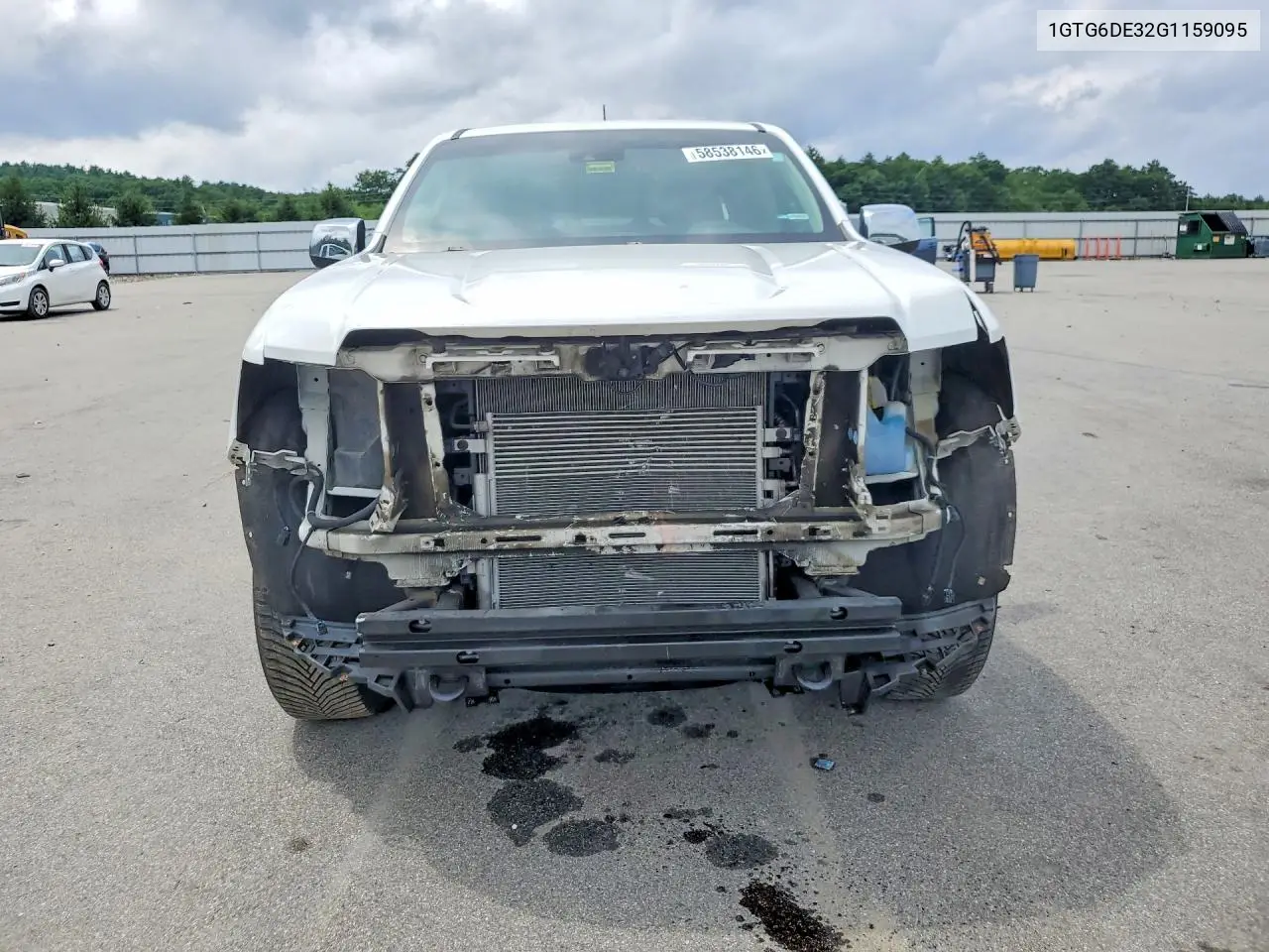 2016 GMC Canyon Slt VIN: 1GTG6DE32G1159095 Lot: 58538146