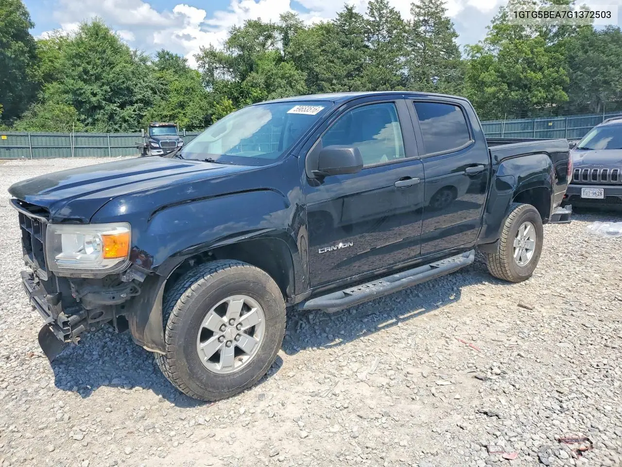 2016 GMC Canyon VIN: 1GTG5BEA7G1372503 Lot: 59653516