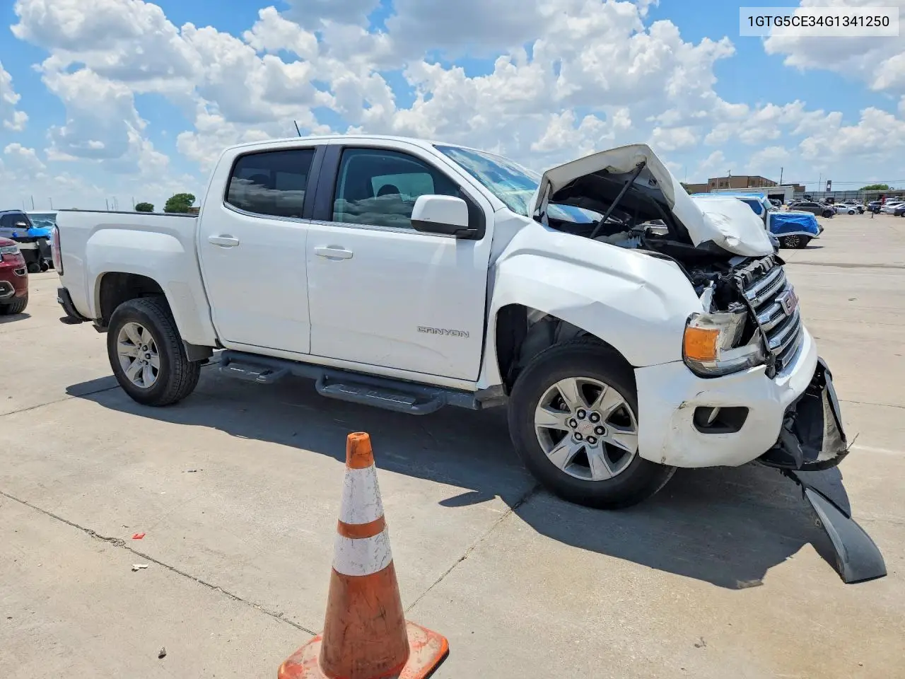2016 GMC Canyon Sle VIN: 1GTG5CE34G1341250 Lot: 59852006