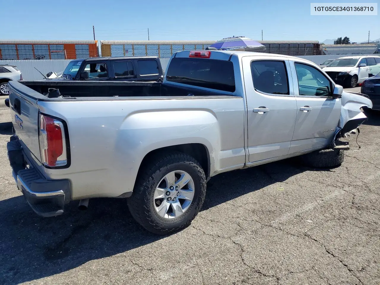 2016 GMC Canyon Sle VIN: 1GTG5CE34G1368710 Lot: 59888626