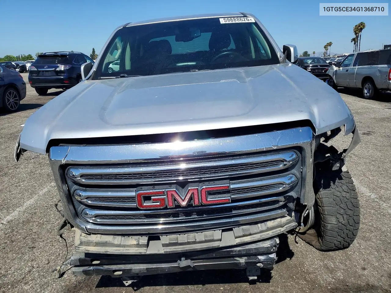 2016 GMC Canyon Sle VIN: 1GTG5CE34G1368710 Lot: 59888626