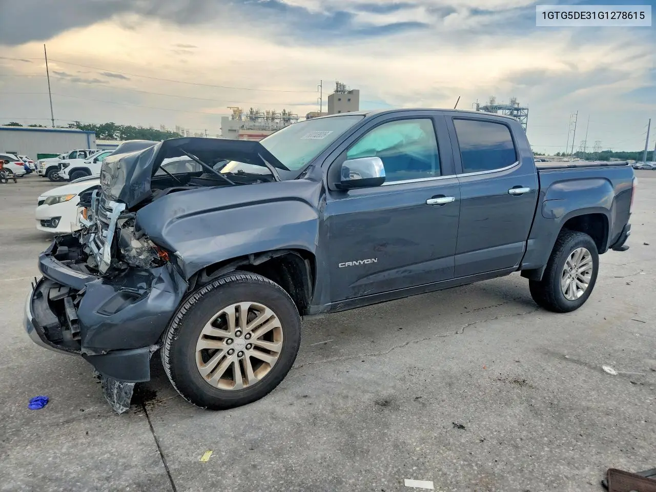 2016 GMC Canyon Slt VIN: 1GTG5DE31G1278615 Lot: 60203926