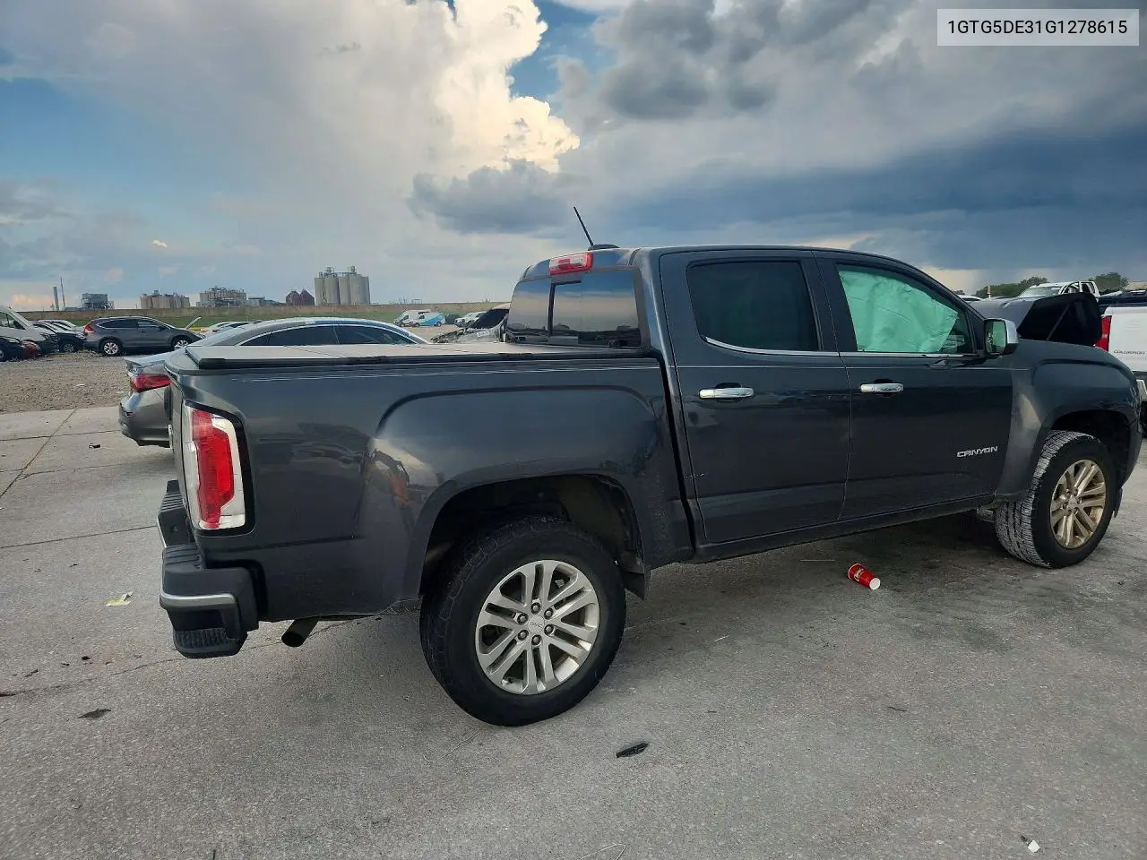 2016 GMC Canyon Slt VIN: 1GTG5DE31G1278615 Lot: 60203926