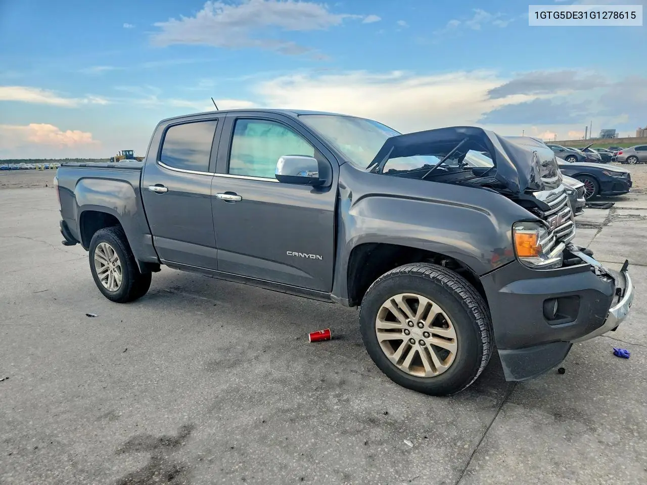 2016 GMC Canyon Slt VIN: 1GTG5DE31G1278615 Lot: 60203926
