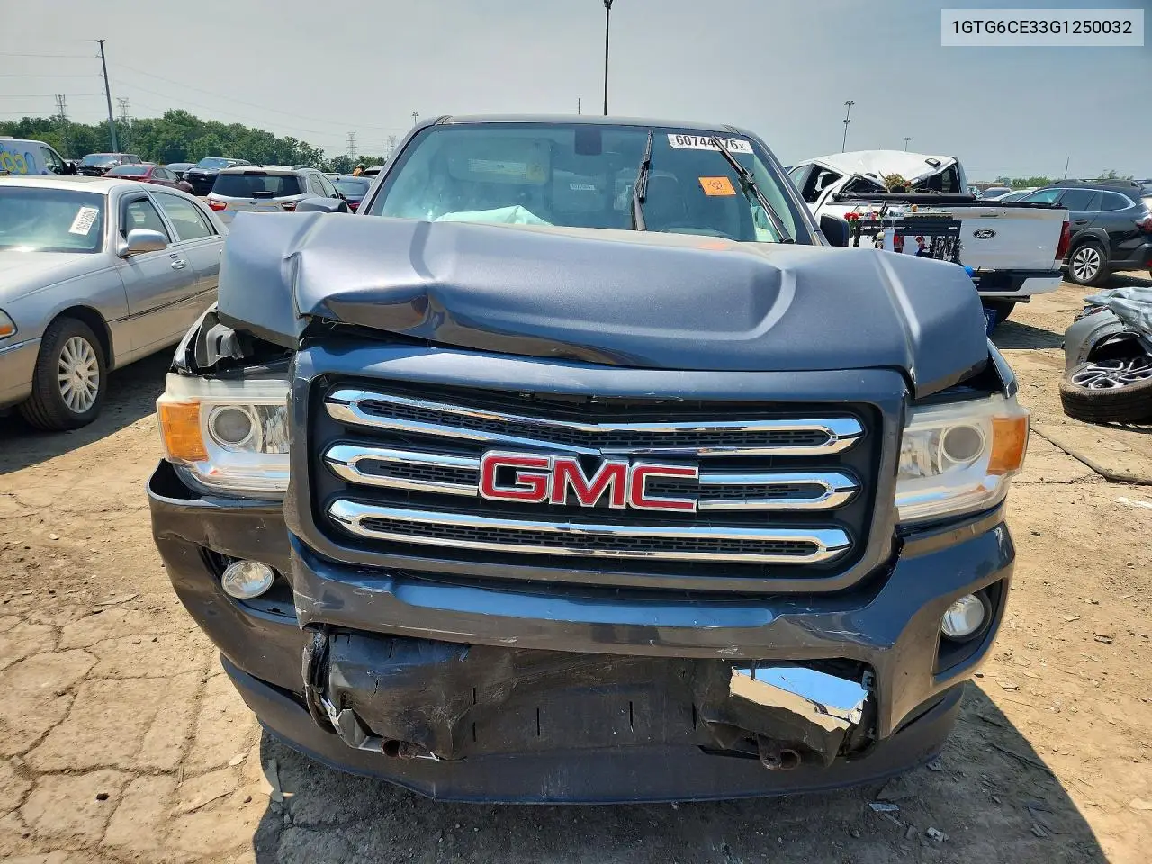 2016 GMC Canyon Sle VIN: 1GTG6CE33G1250032 Lot: 60744476